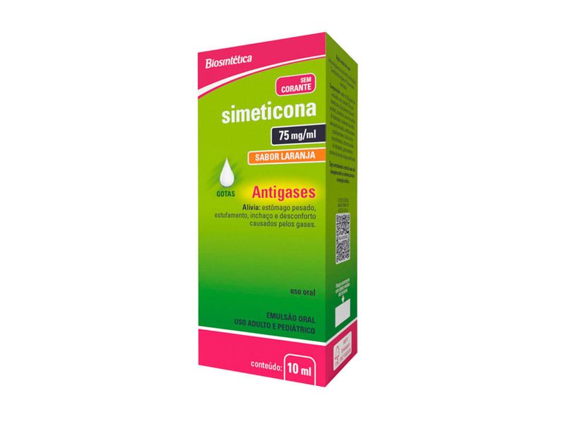 SIMETICONA 75 mg/mL EMULSAO ORAL GOTAS x 1 FRASCO 10 mL