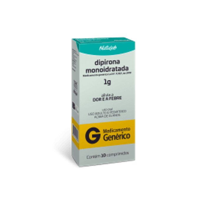 Dipirona Monoidratada 1G C/10 Comp Natu