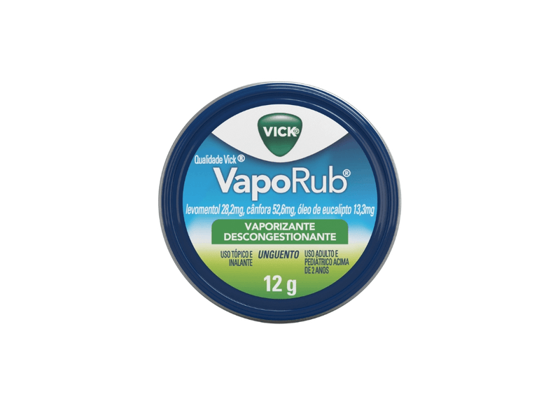 VICK VAPORUB 28,2MG/G+52,6MG/G+13,3MG/G UNG LT C/ 12 G