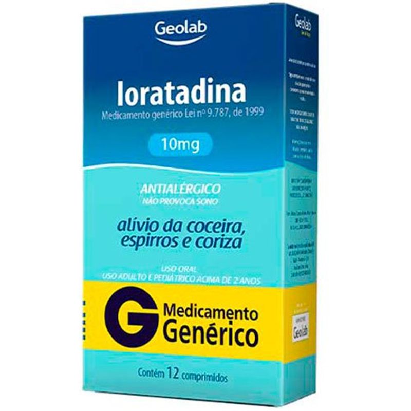 LORATADINA 10 mg x 12 COMPRIMIDOS