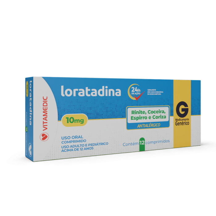 LORATADINA 10MG 12CPR VITAMEDIC