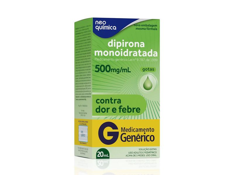 DIPIRONA SODICA 20 ML GTS VD - NEOQ (G)