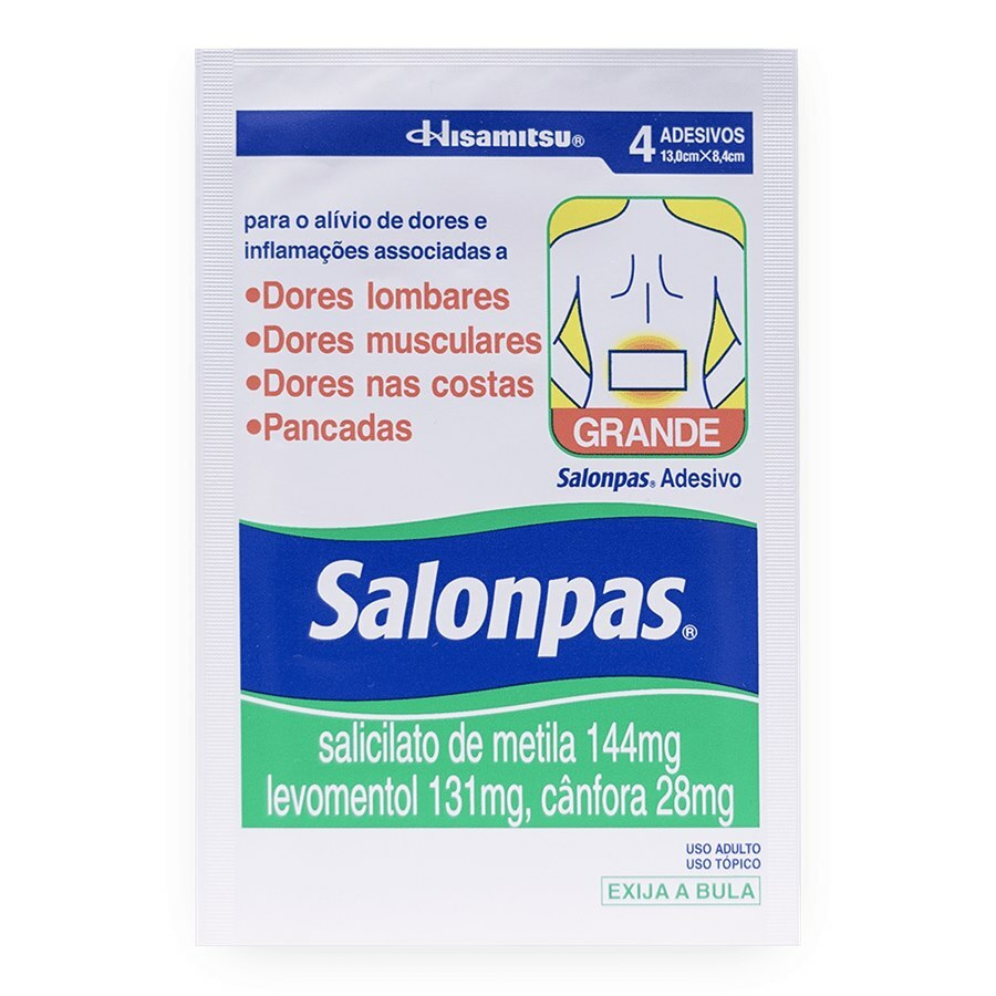 SALONPAS ADESIVO GRANDE 4UN