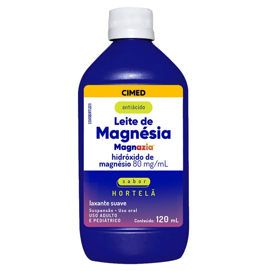 MAGNAZIA 80MG/ML HORTELÃ FRASCO 120ML SOLUÇÃO