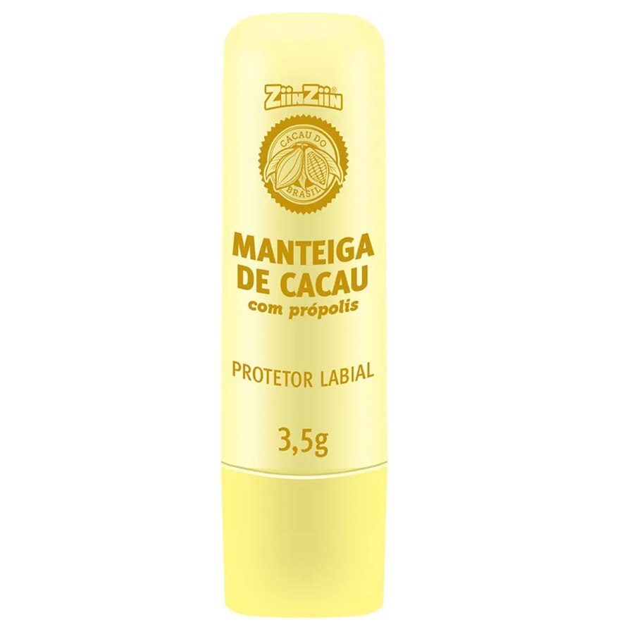 MANTEIGA DE CACAU ZINZIN COM PROPOLIS FPS15 3,5 GRAMAS
