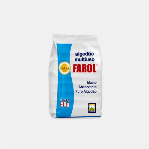 ALGODAO 50GR MULTI USO FAROL