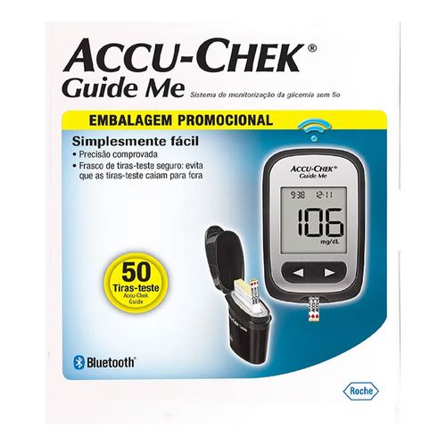 KIT ACCU-CHEK GUIDE ME MG/DL C/50 TIRAS