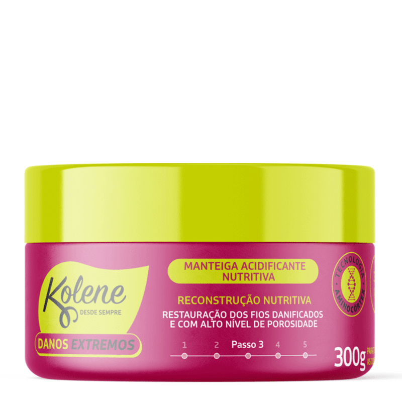 MANTEIGA ACIDIFICANTE KOLENE DANOS EXTREMOS 300G