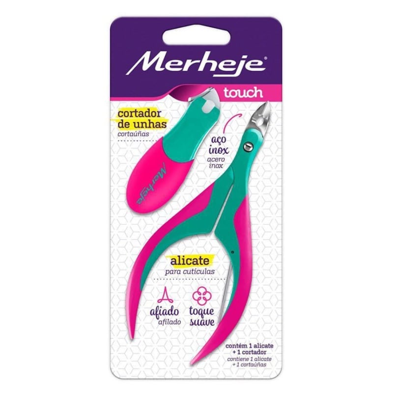 CONJ ALICATE + CORTADOR TOUCH MIX MERHEJE