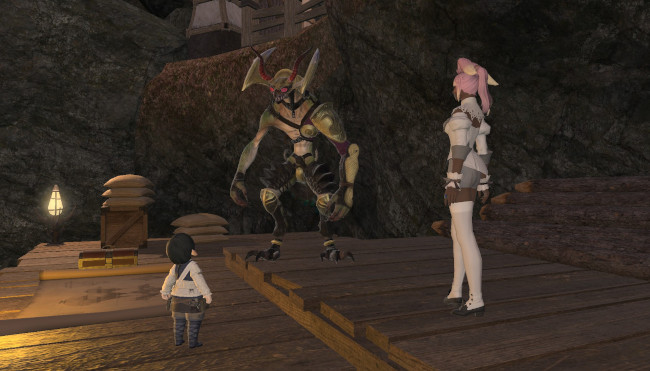 Lopp meets the tribe and a Lalafell guide