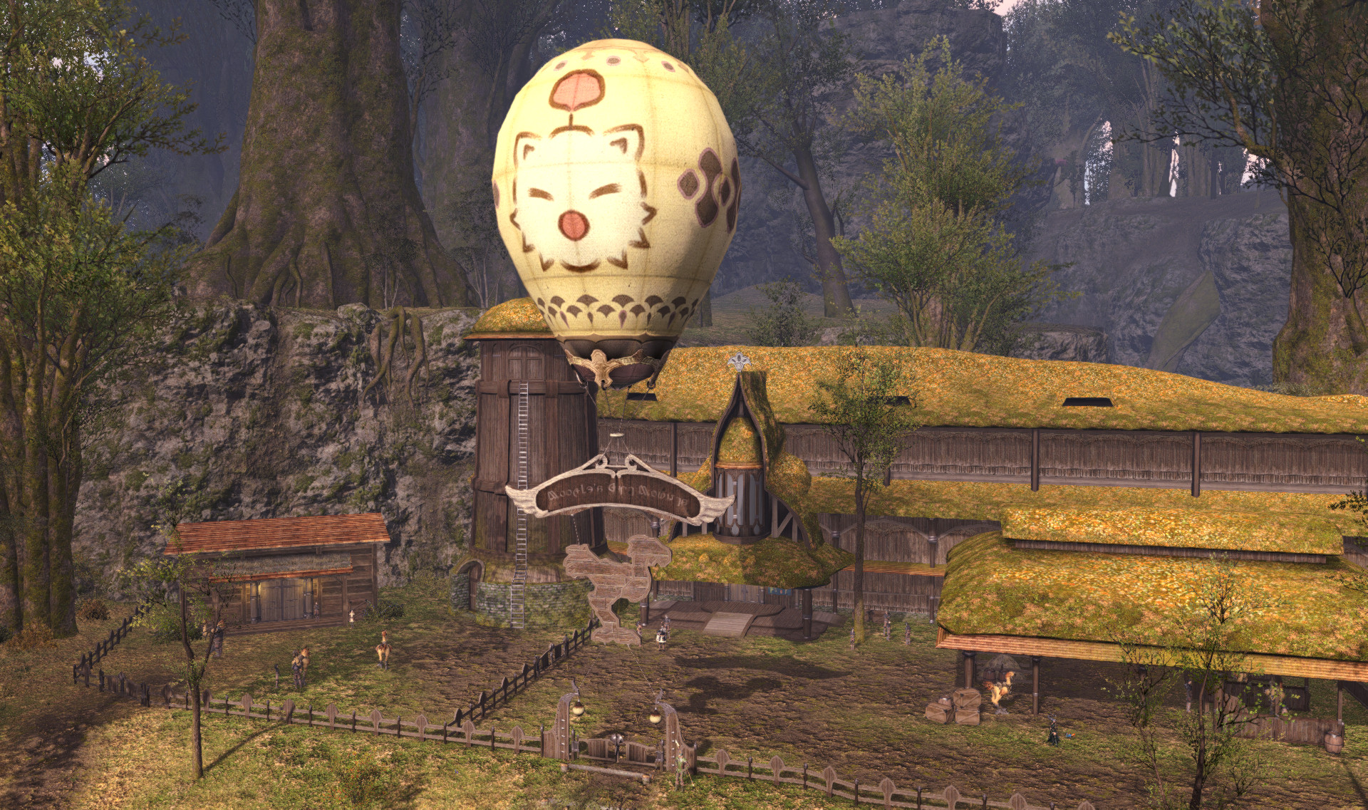 The Moogle Balloon at Moogle's Gift Mounts