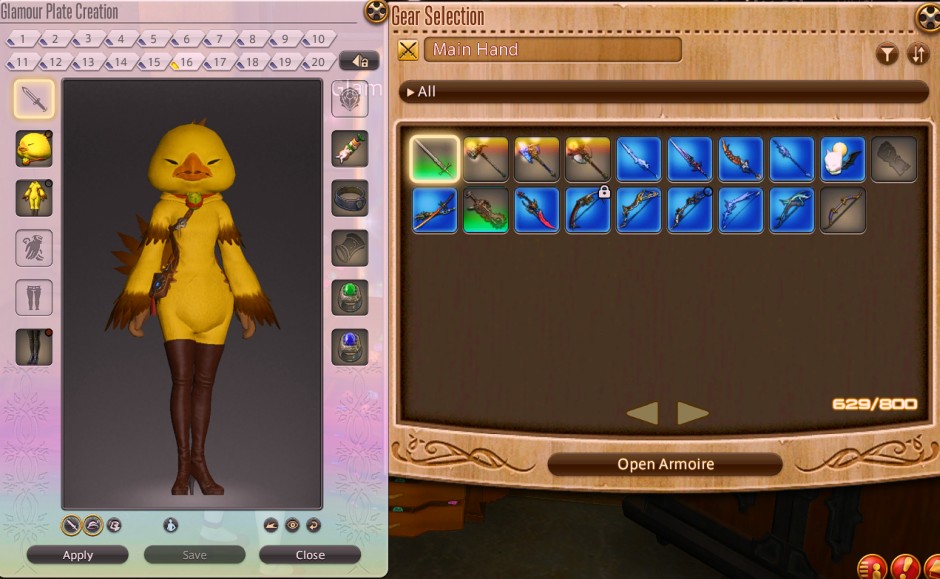 Chocobo Outfit!