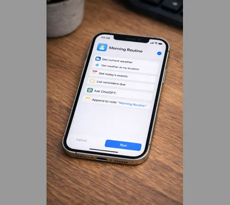 Create a smart Morning routine with iOS Shortcuts + ChatGPT