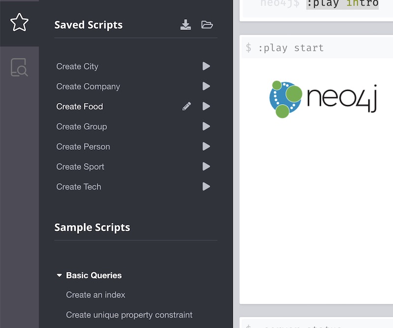 Neo4j Browser Favorites