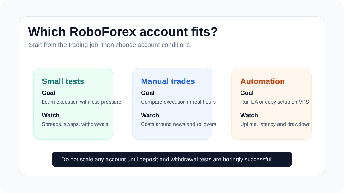 RoboForex account fit