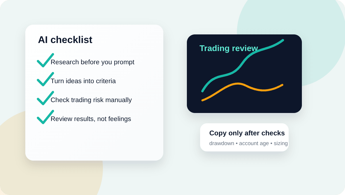 AI tools desk notes for research, trading checks, content and automation