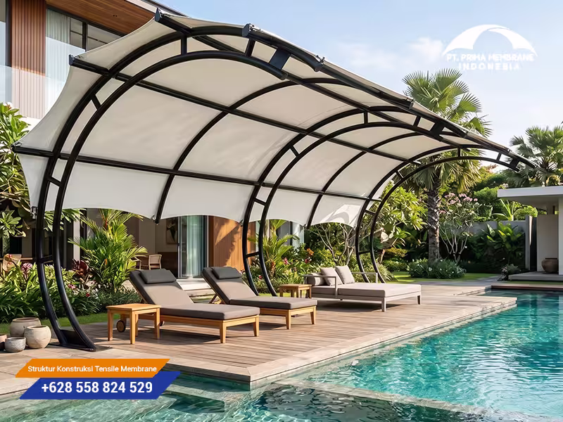Kanopi Membrane Kolam Renang