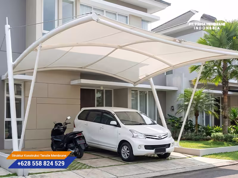Portofolio Proyek Atap Membrane Plaza Modern Bandung