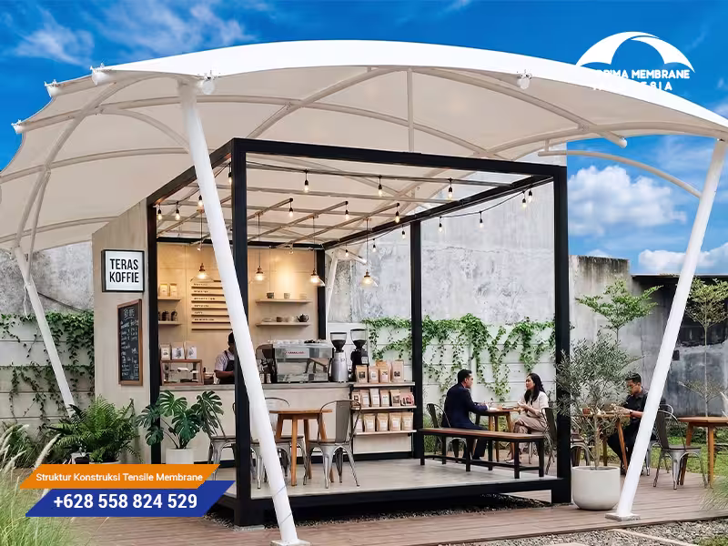 Kanopi membrane Cafeshop