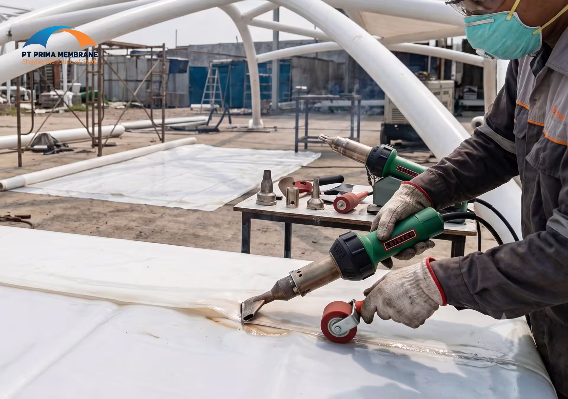 Proses Hot Welding Membrane
