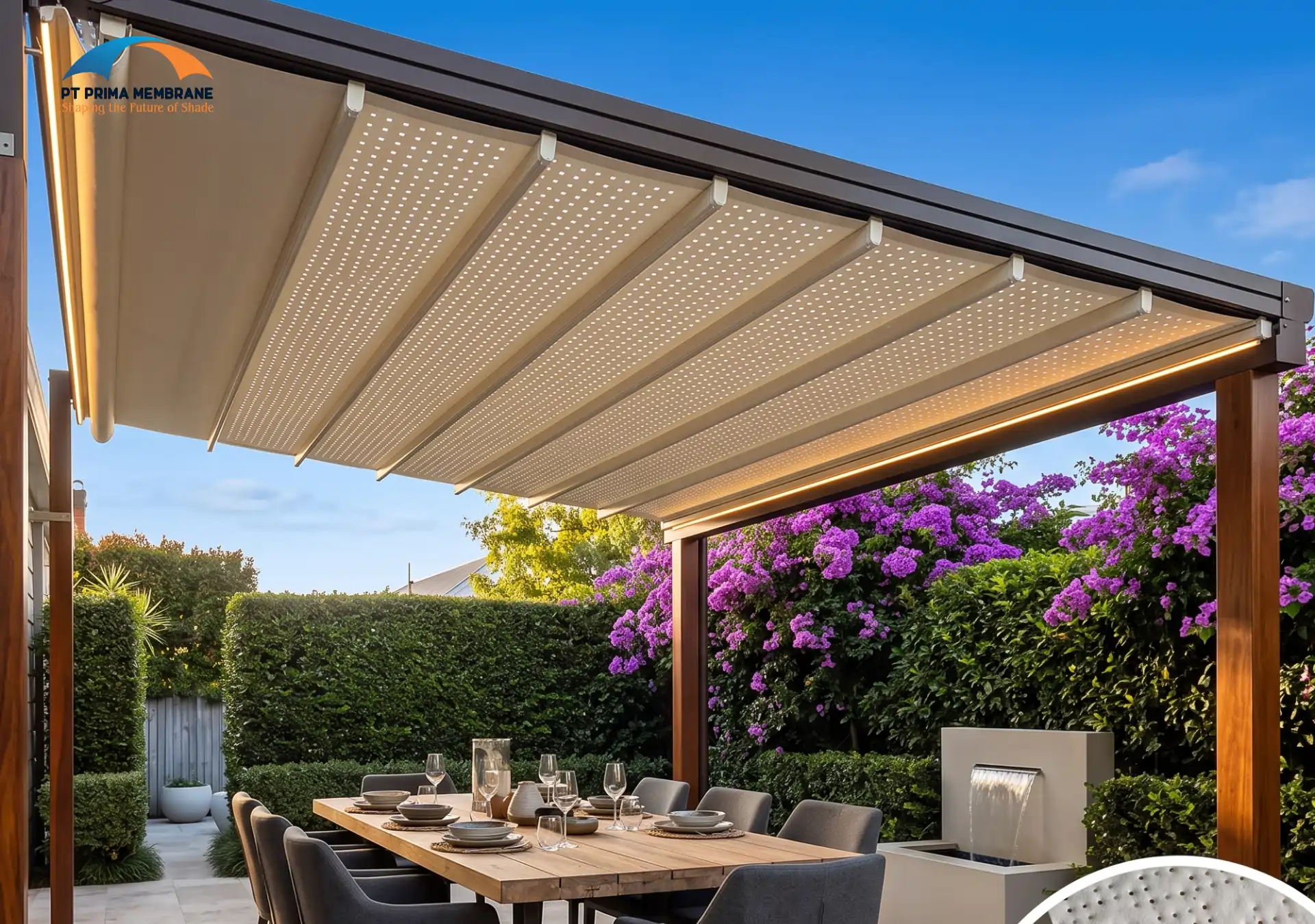 Atap Pergola Teras Rumah Mewah