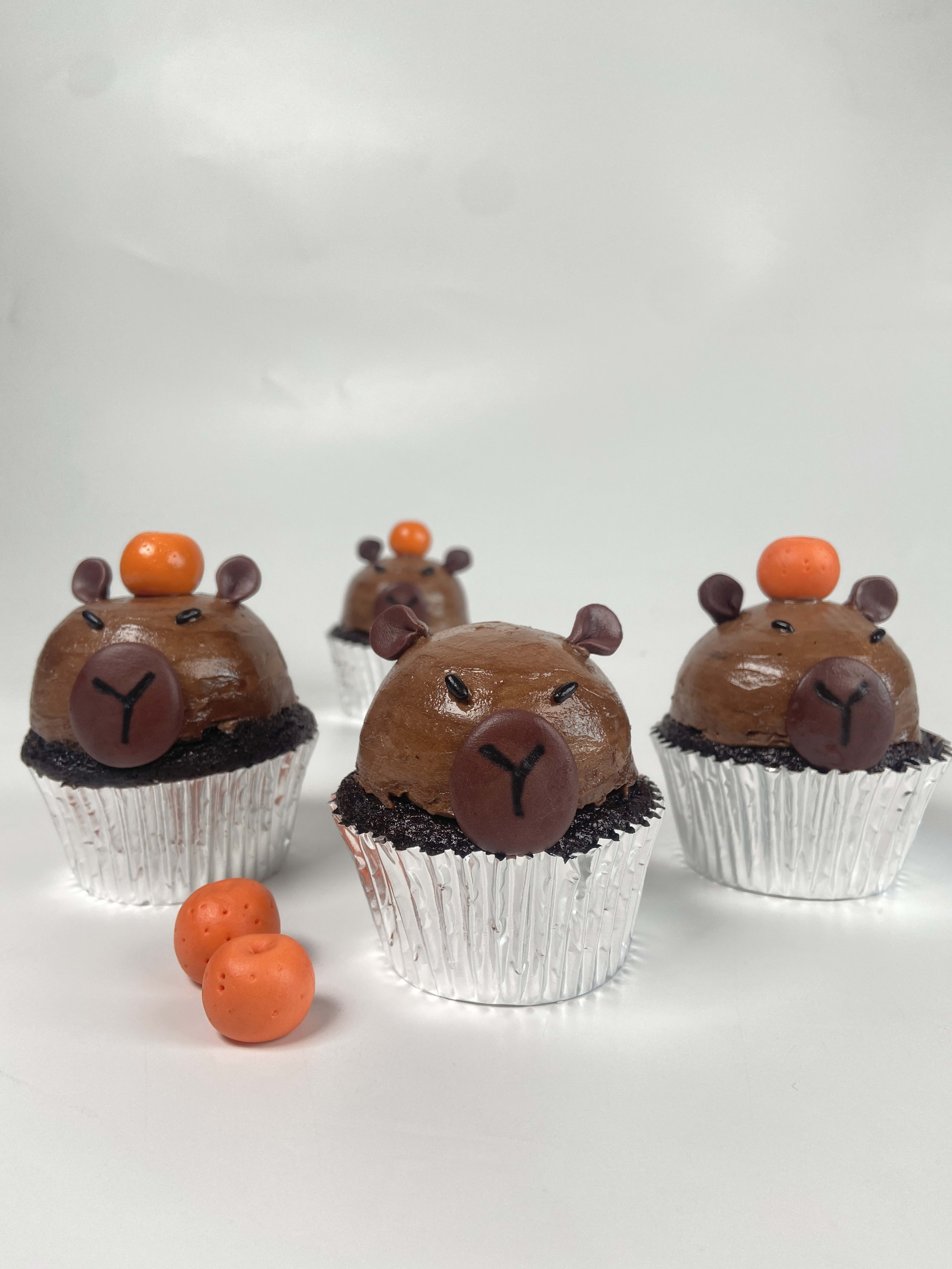 Capybara Cupcakes