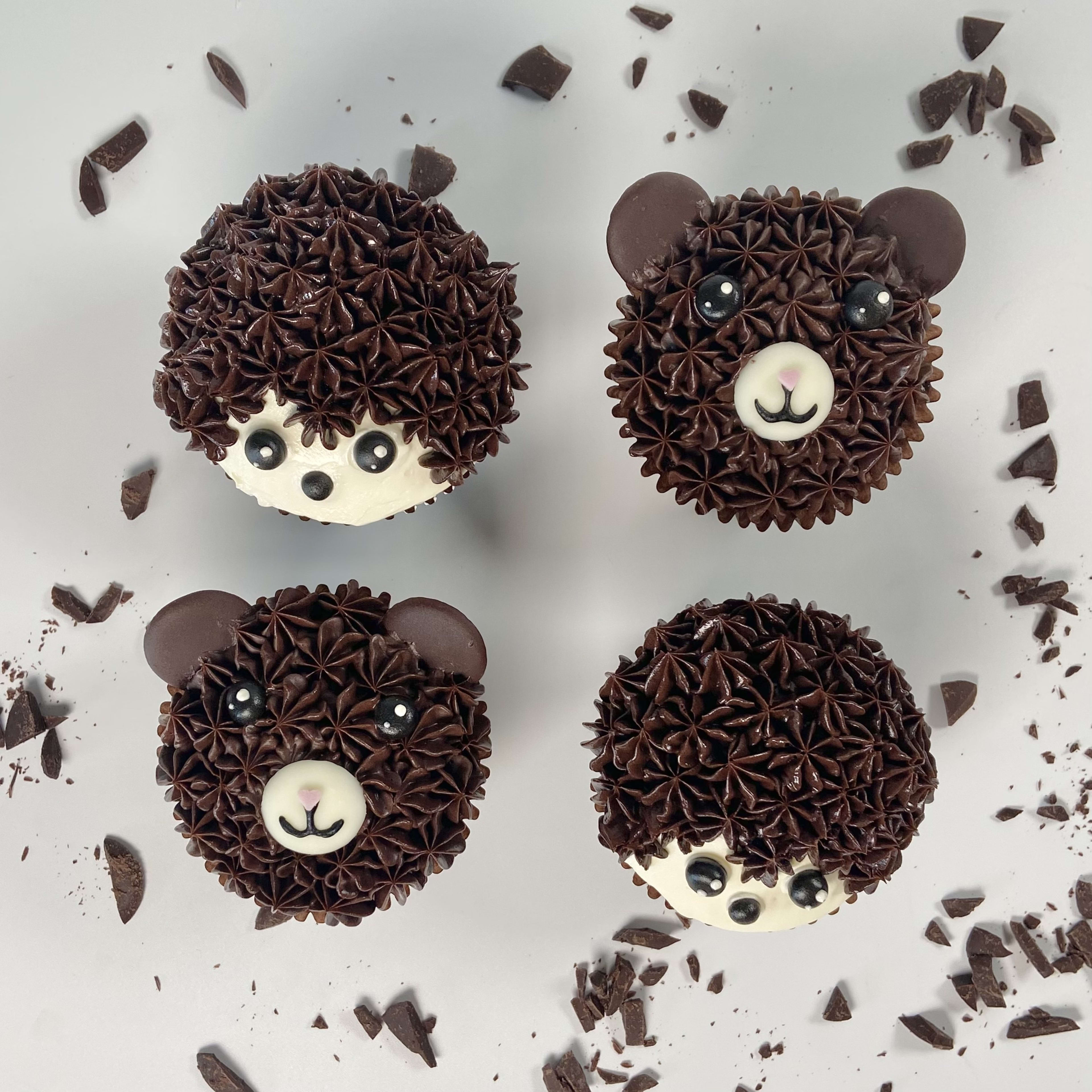 Hedgehog Cupcake Class