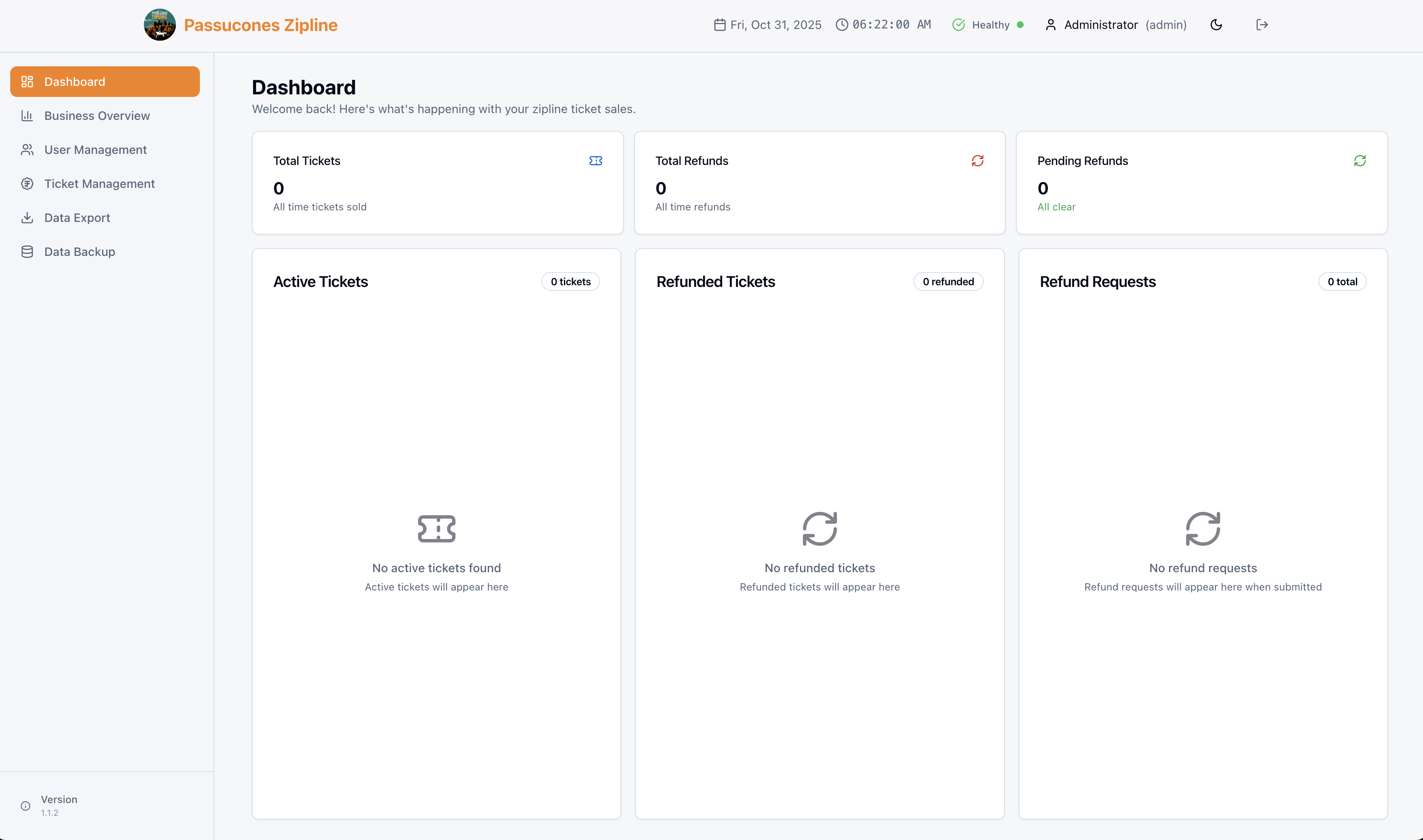 Passucones Zipline Software