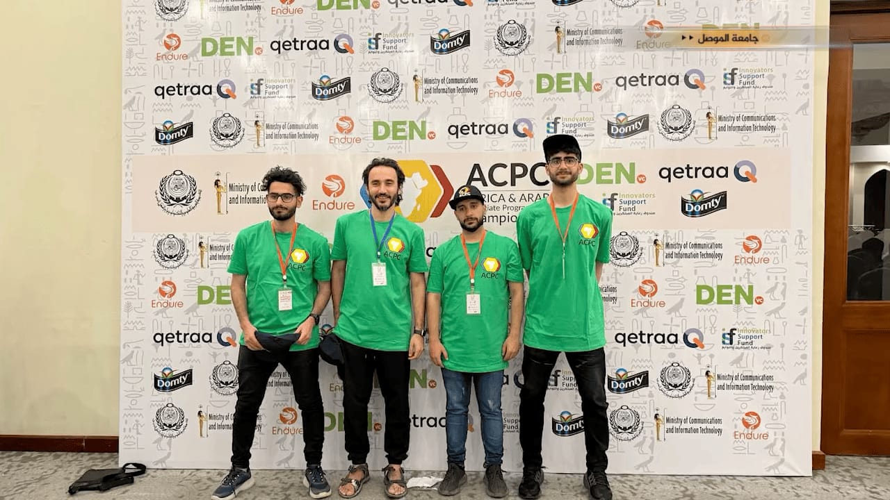 Iraqi team arrival at ACPC in Luxor, Egypt