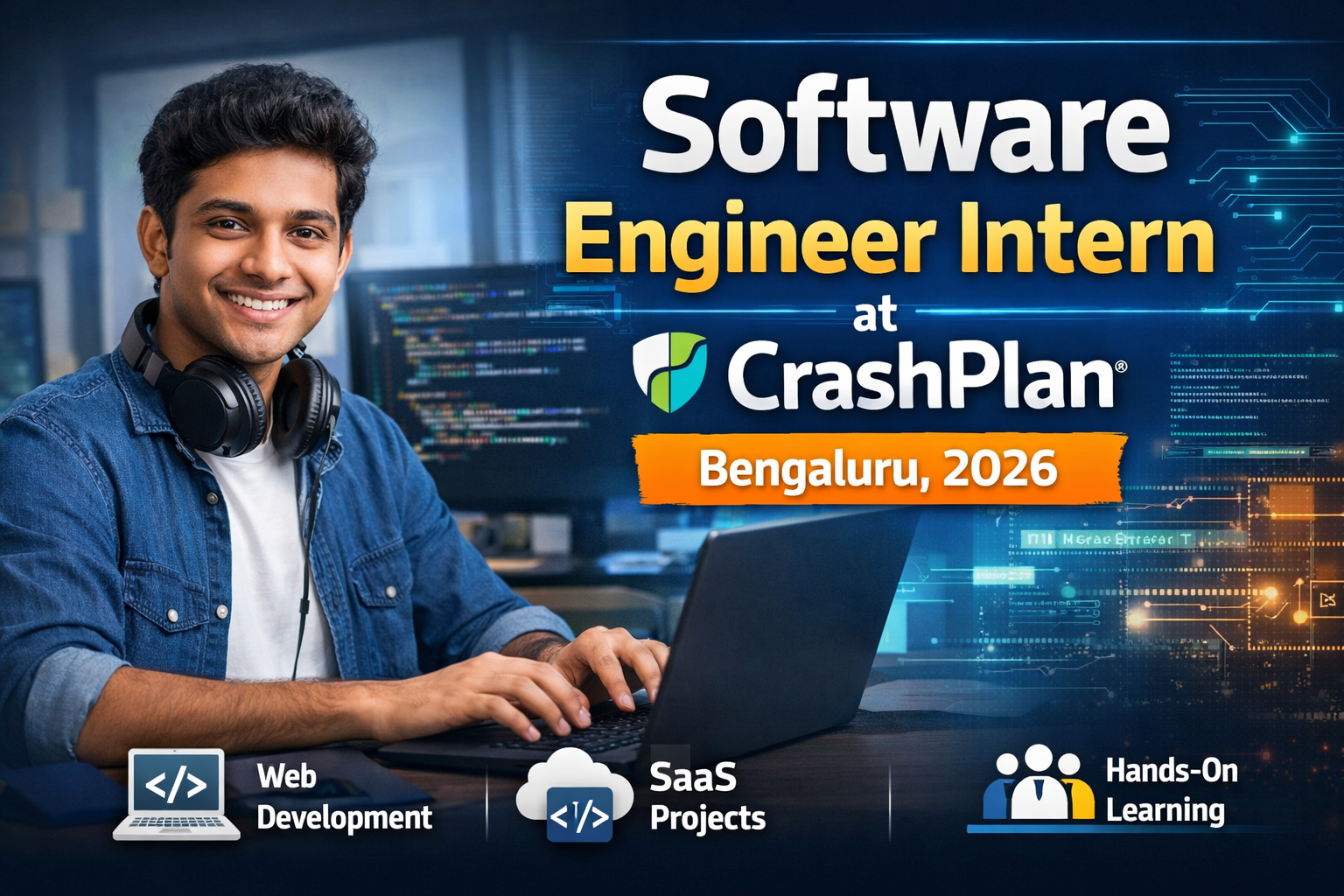 Software Engineer Intern at CrashPlan | Complete Internship Guide (2026 ...