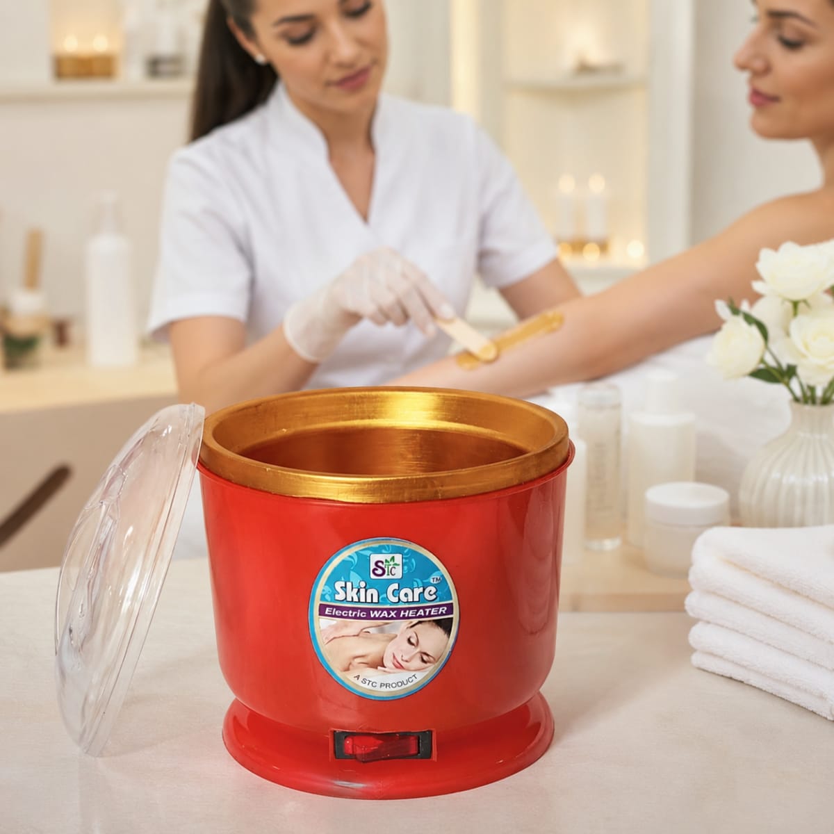 Automatic Wax Heater Red Body — image 2
