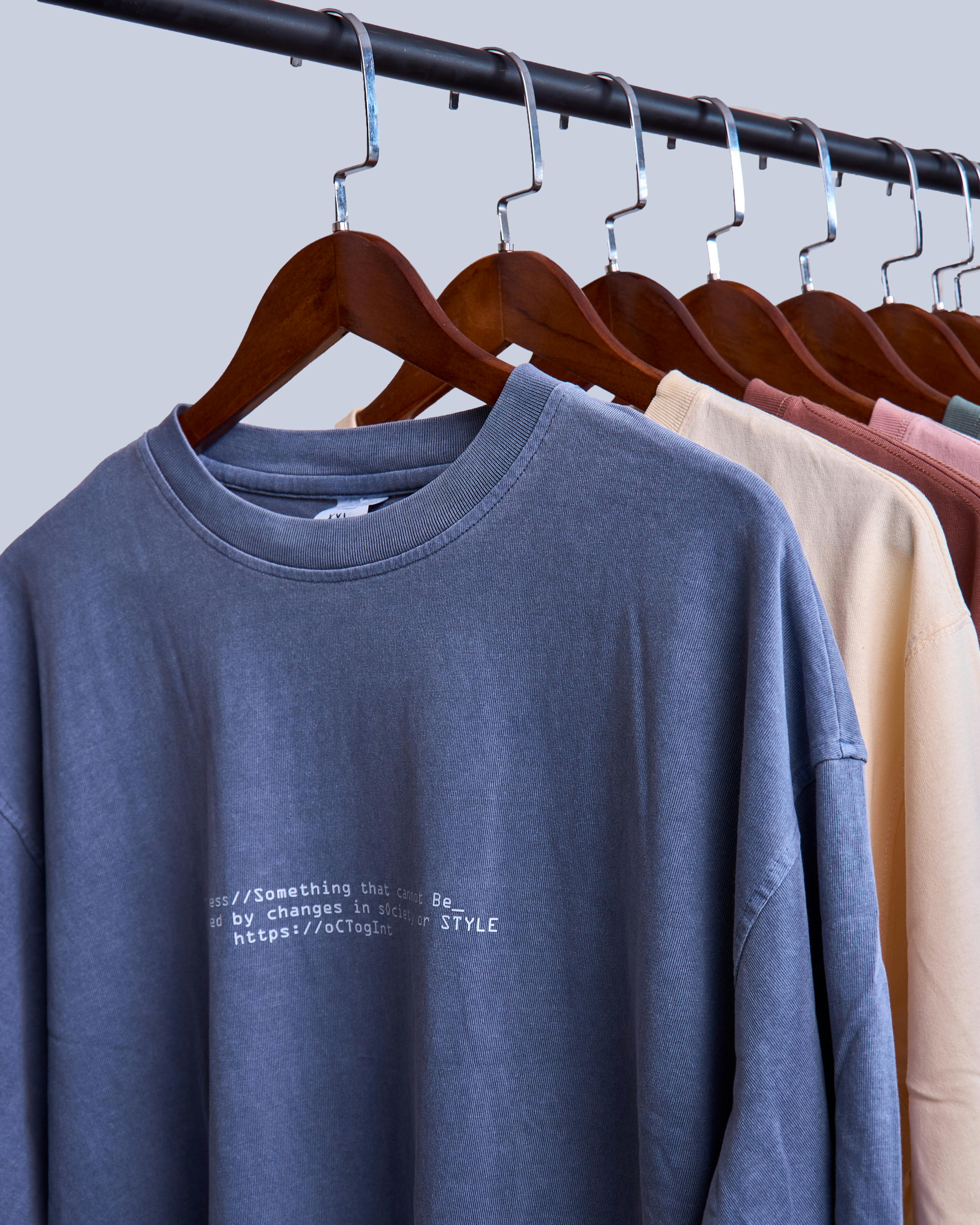 Drop shoulder t-shirts wholesale