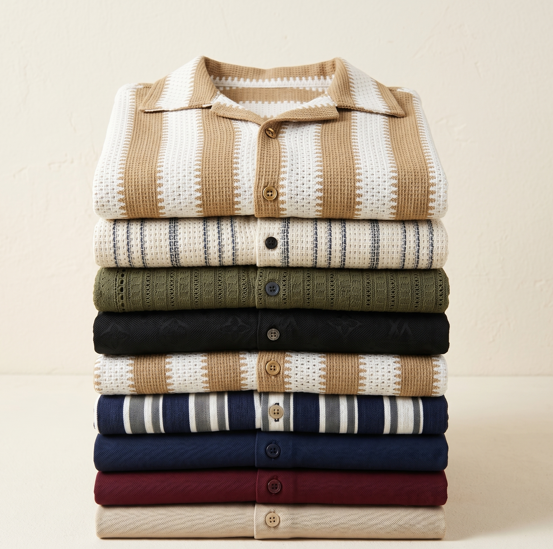 Drop shoulder half sleeve shirts