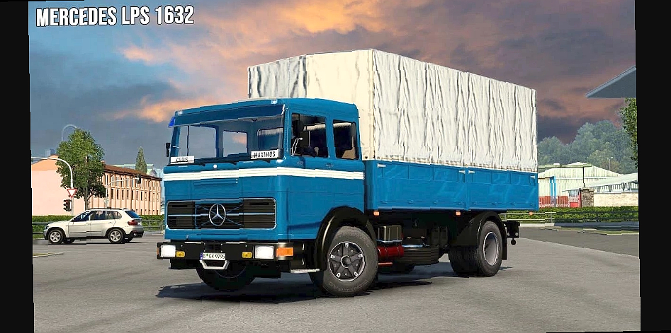 МОД Mercedes LPS 1632   Tandem Trailer v1.53 ДЛЯ EURO TRUCK SIMULATOR 2