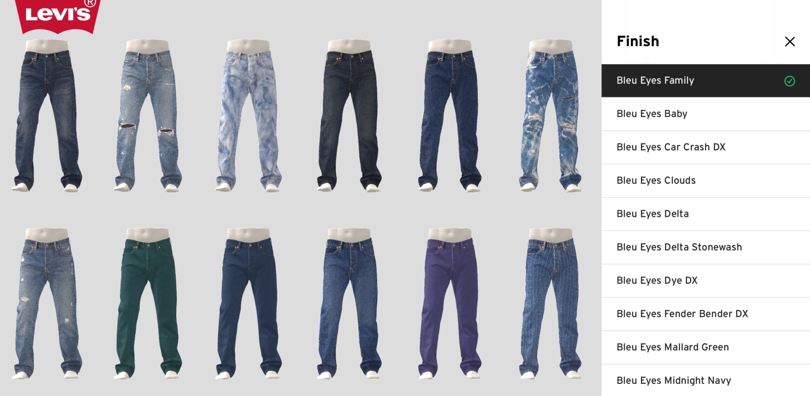 Levi's collection post production
