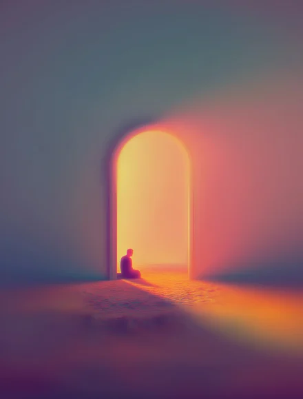 Ethereal Doorway: A Dreamlike Escape