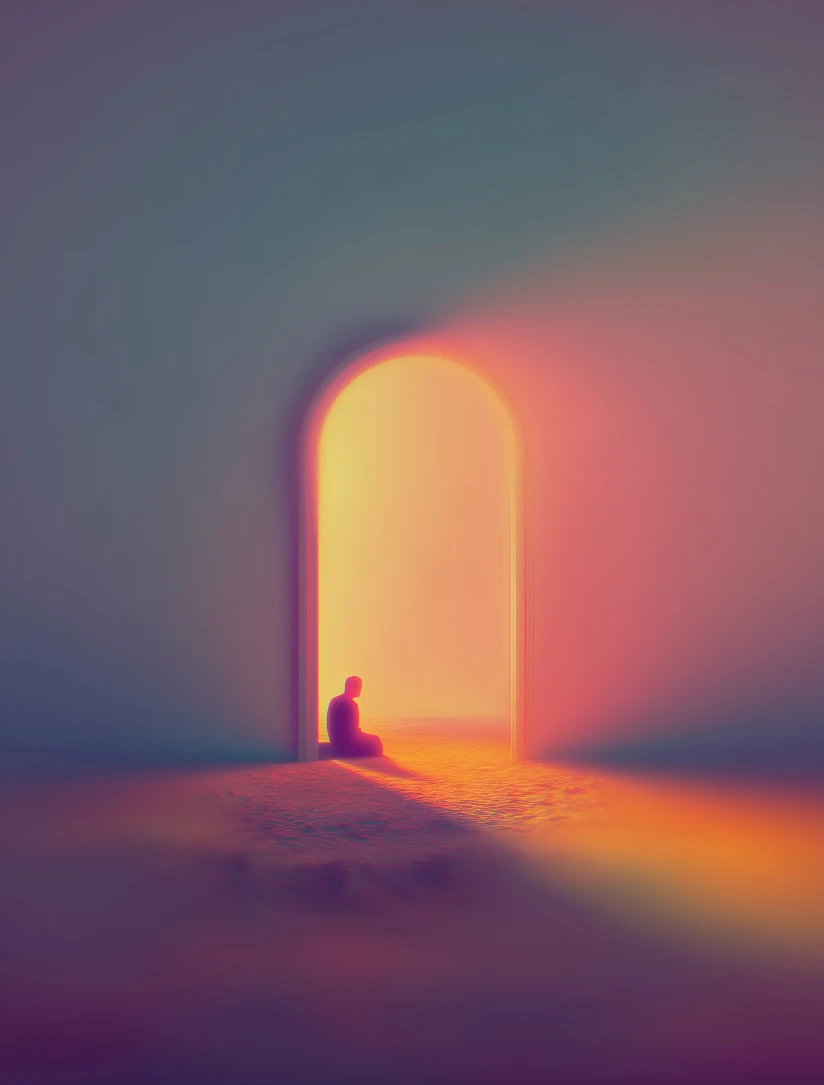 Ethereal Doorway: A Dreamlike Escape