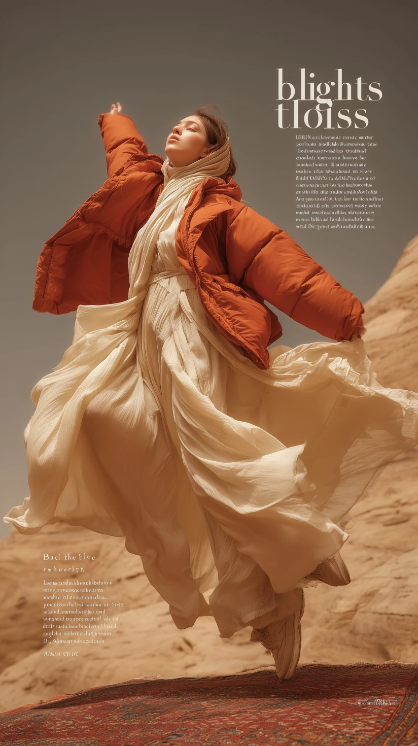 Fashion Editorial in Desert Setting