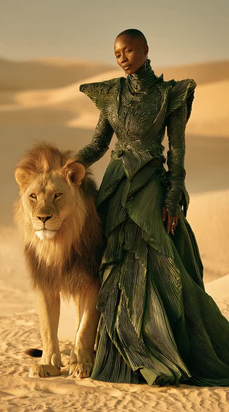 High-Fashion Meets Nature in the Desert