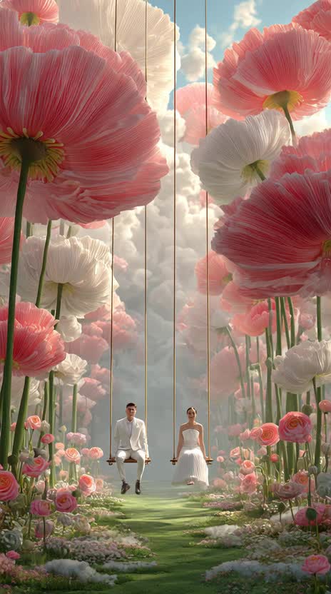 Surreal Dreamscape: A Whimsical Romantic Escape
