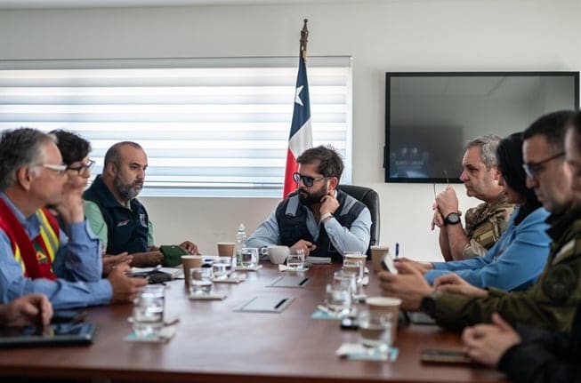 Presidente Boric Lidera Coordinación por Incendios en Biobío