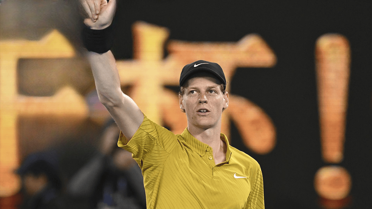 Sinner remonta y avanza en Abierto de Australia con protocolo de calor