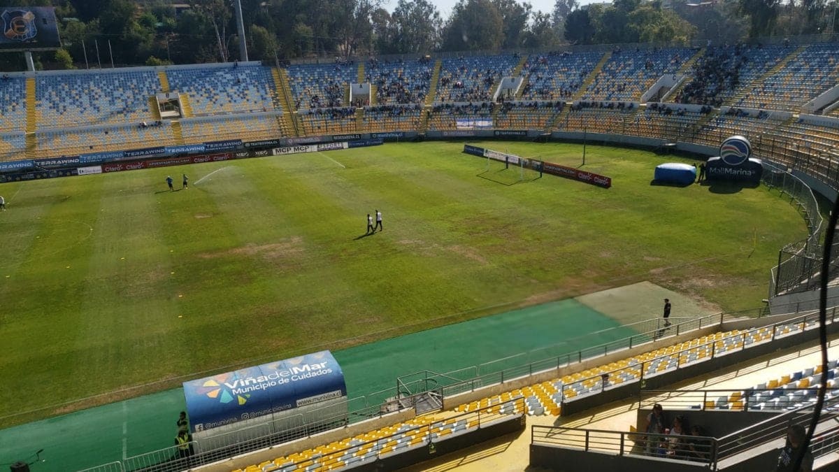 Estado del Estadio Sausalito a Días de la Supercopa
