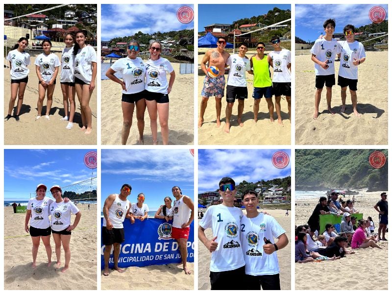 Resultados del 10° Campeonato Voleibol Duplas Maicolpué