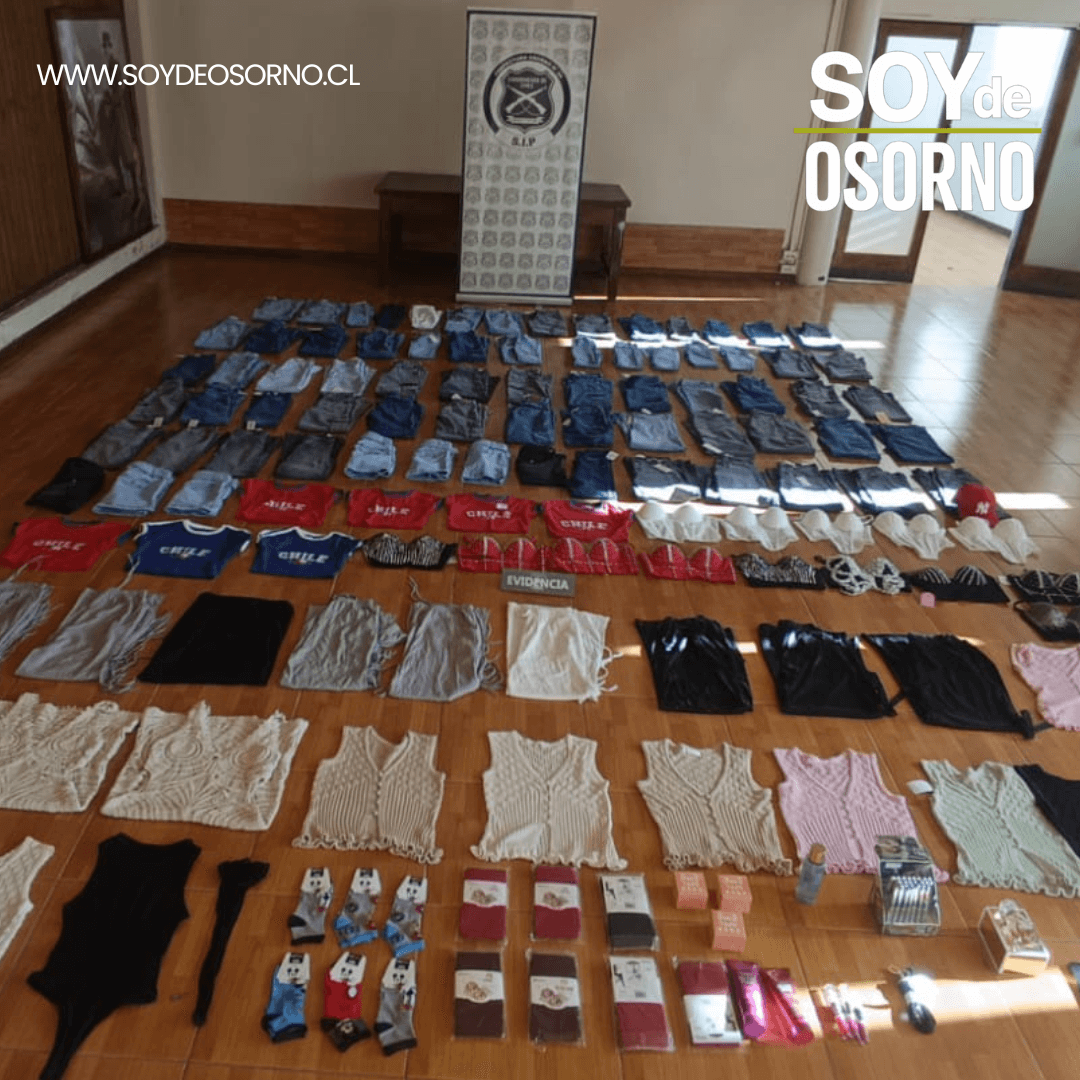 Detenidos por robo a tienda en Osorno