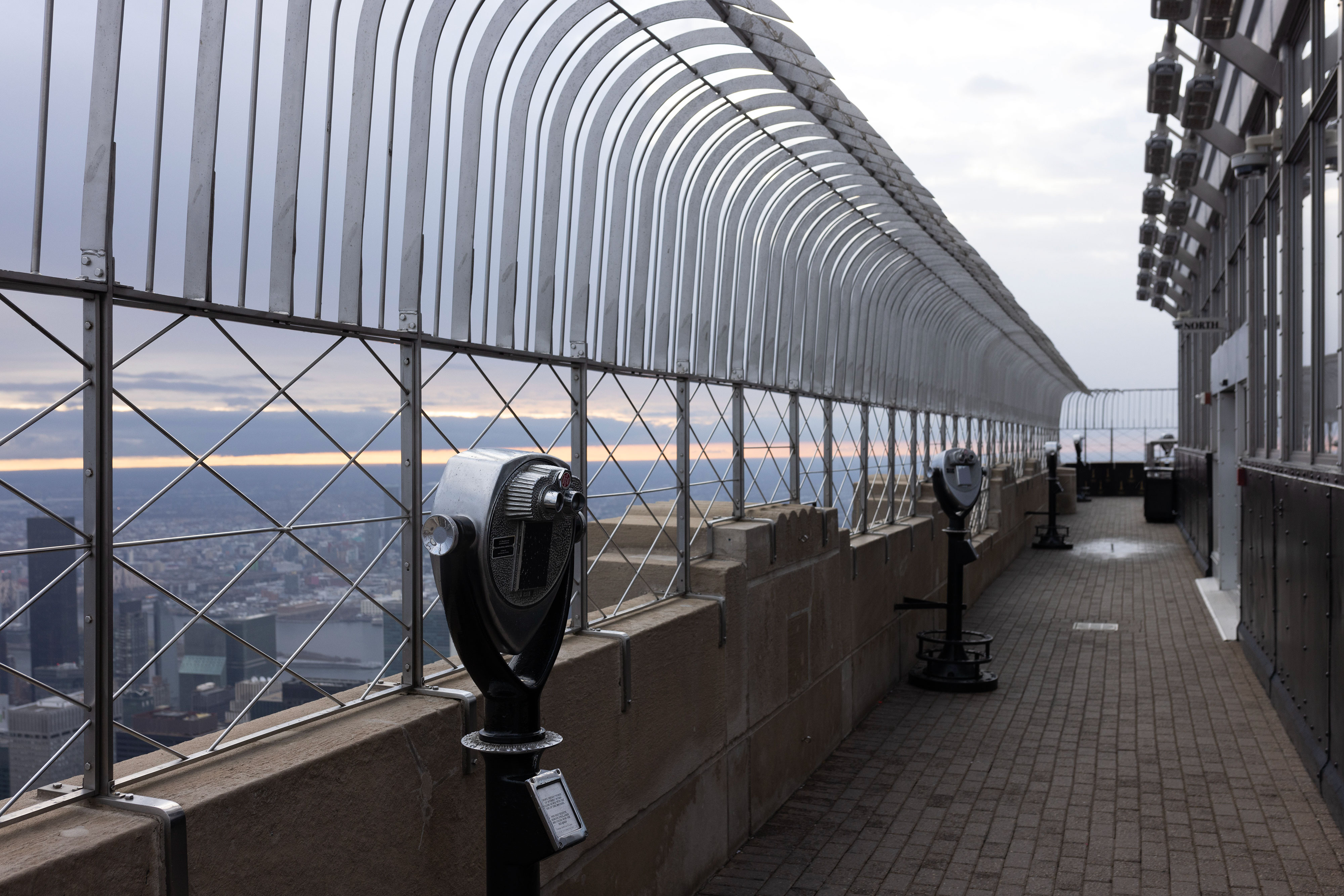 Empire State Building night lights