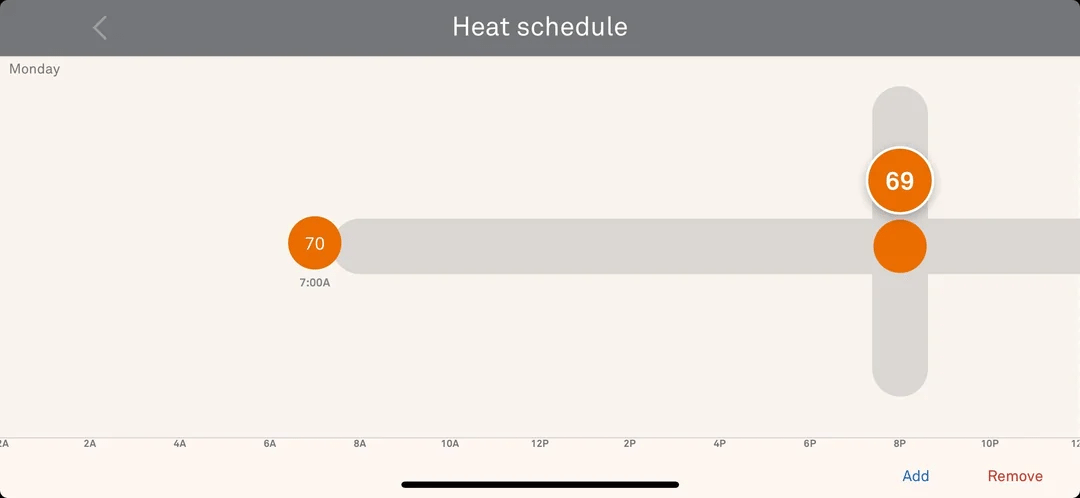 Original app — single day editing
