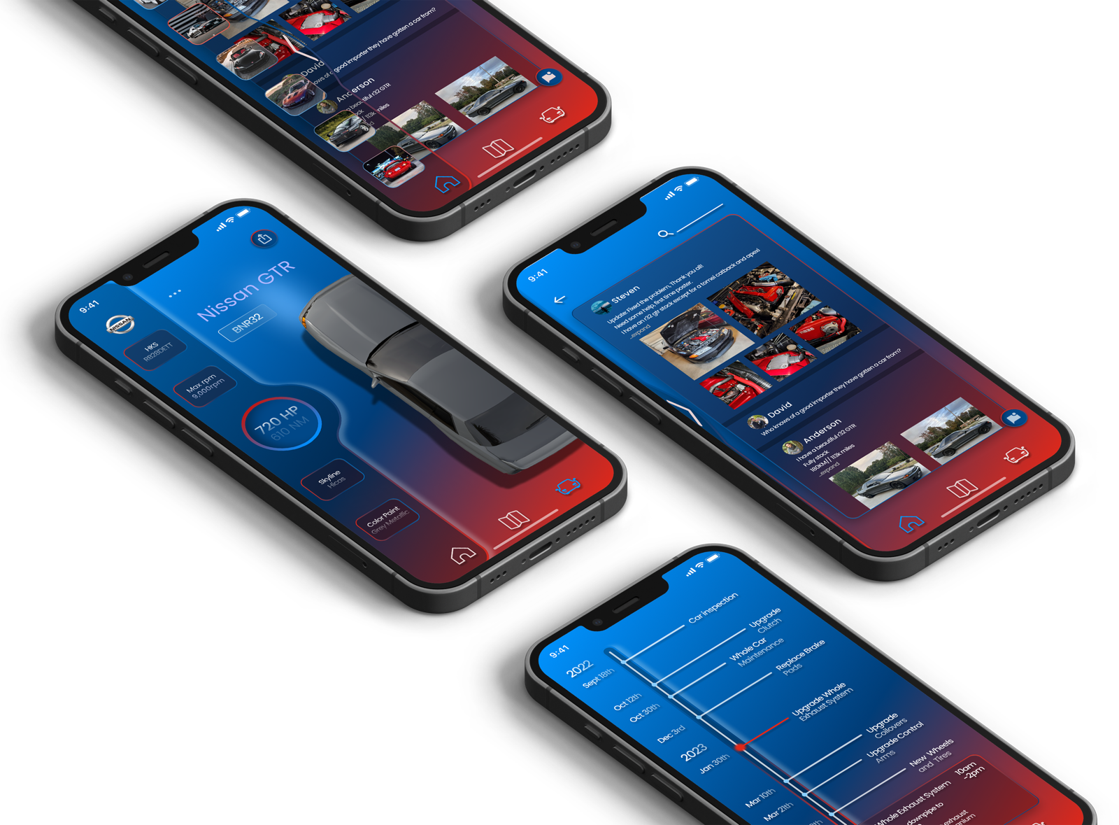 Nirvana VroomVision app shown on iPhone mockup