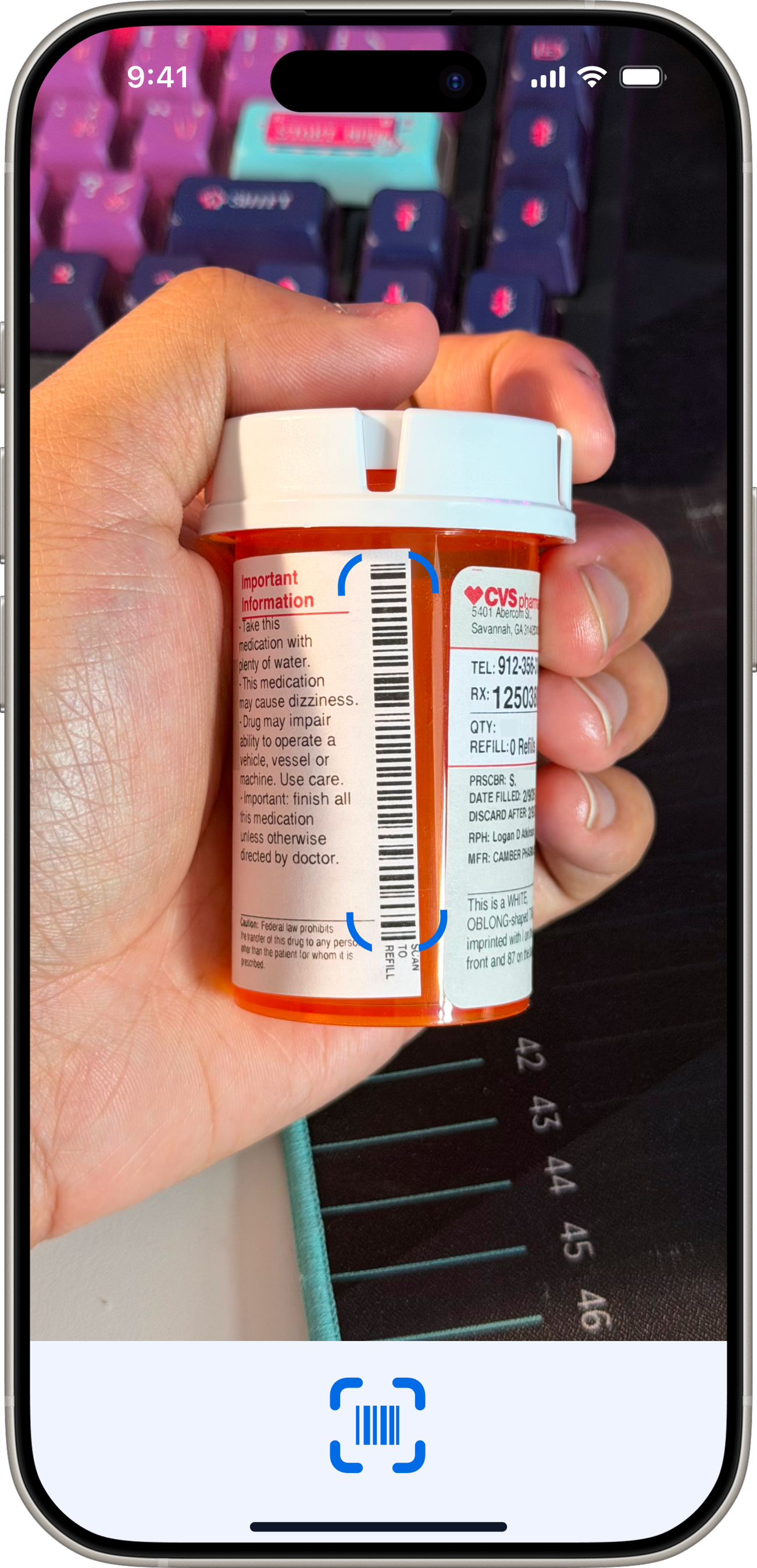 Scan prescription