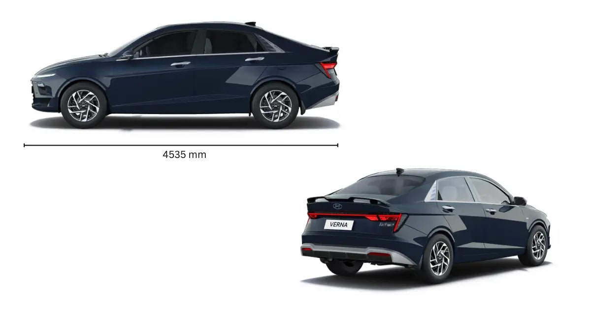 Hyundai Verna Dimensions